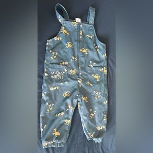 Mickey and Pluto toddler rain suit